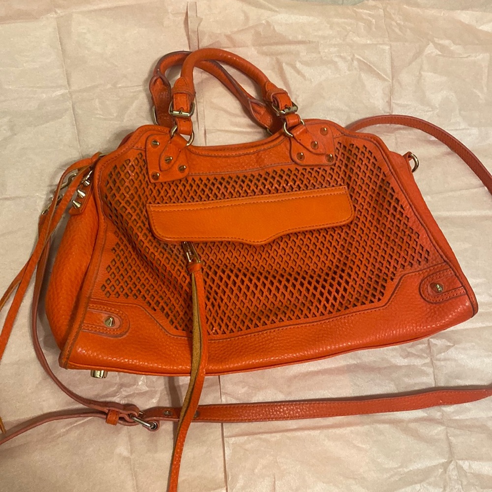 Rebecca Minkoff Orange MAB Satchel/Crossbody